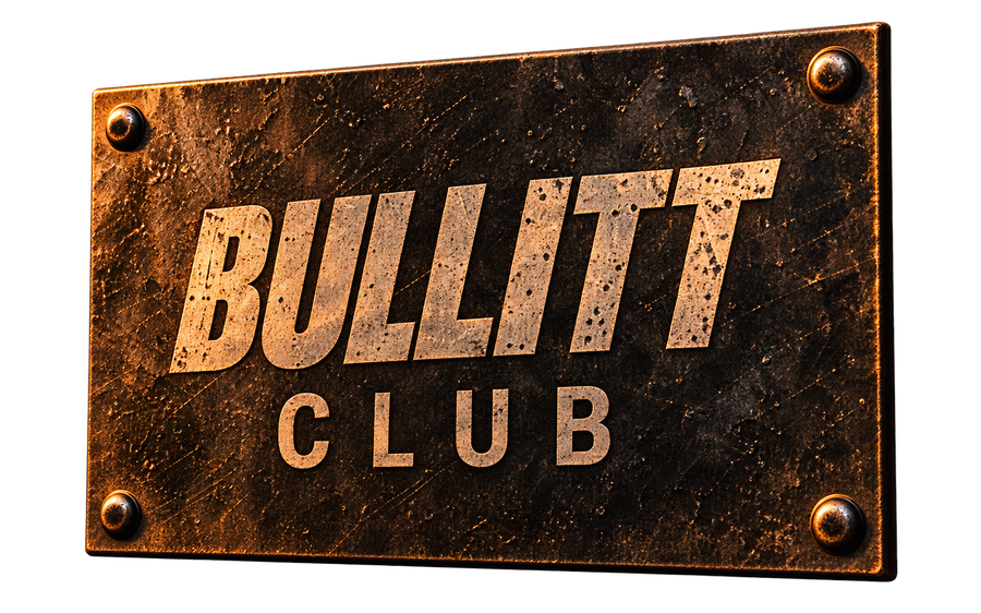 BULLITT Club bronze plaque